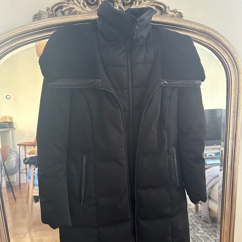 Soia & Kyo Down Jacket  | Size Small Black